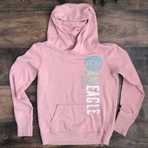 American Eagle Pink Sweatshirt Size S